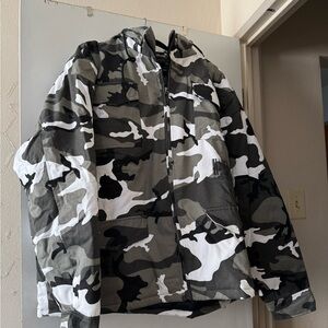Kim Krueger camo Slipknot jacket